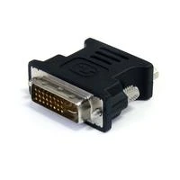 DVI-I į VGA adapteris, juodas jungties korpusas