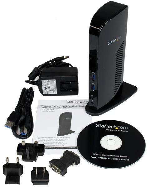 „StarTech HD Dock“ USB 3.0 stotis / replikatorius (USB3SDOCKHD)