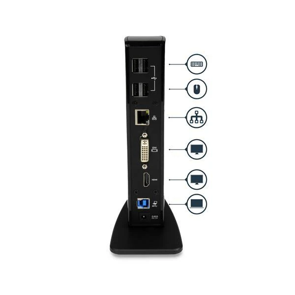 „StarTech HD Dock“ USB 3.0 stotis / replikatorius (USB3SDOCKHD)