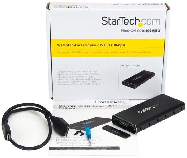 StarTech M.2, USB-C, Juodas (SM21BMU31C3)