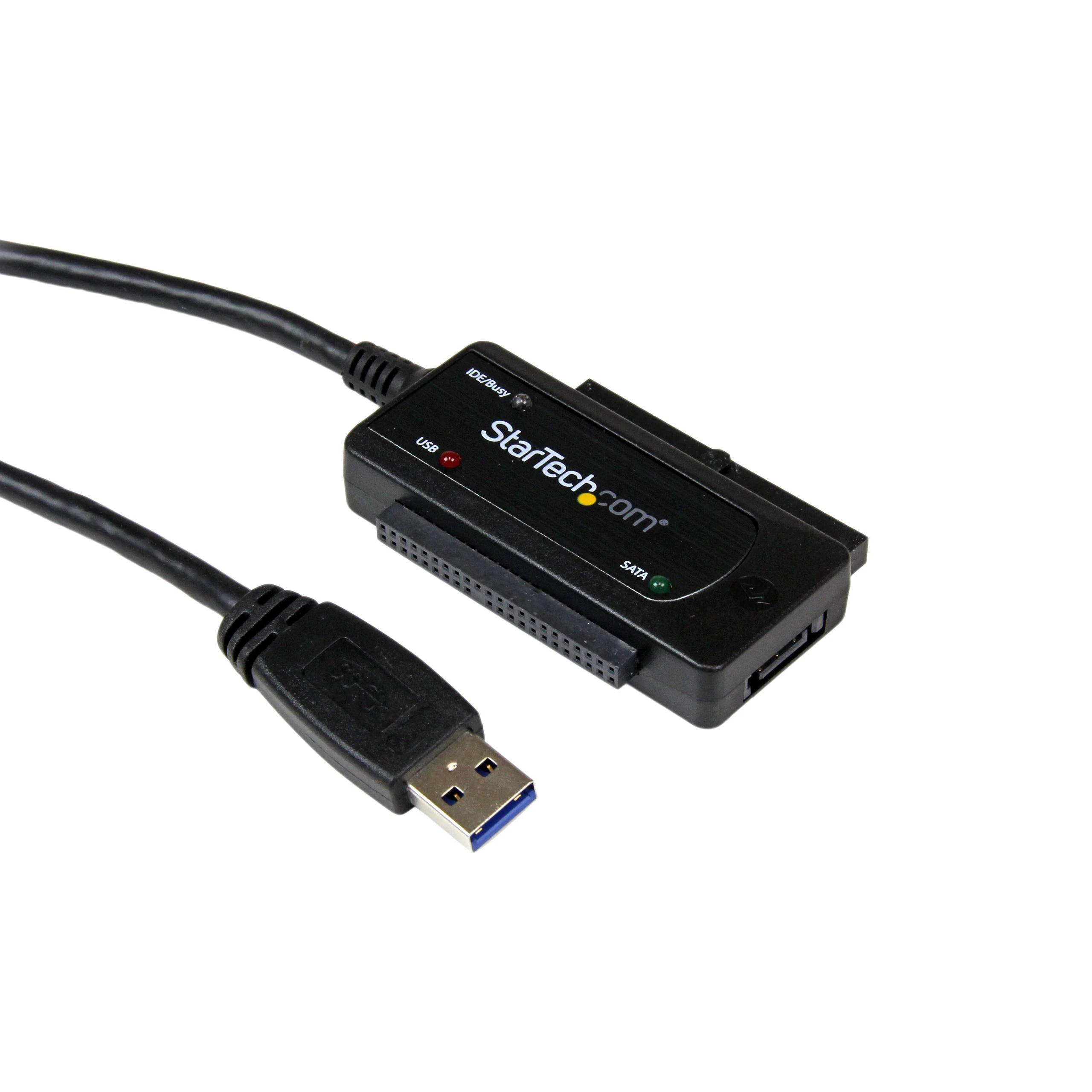 Kištukinis StarTech USB 3.1 A / SATA, Juodas (USB312SAT3)