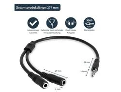 StarTech 3.5mm garso skirstytuvas su technine dokumentacija