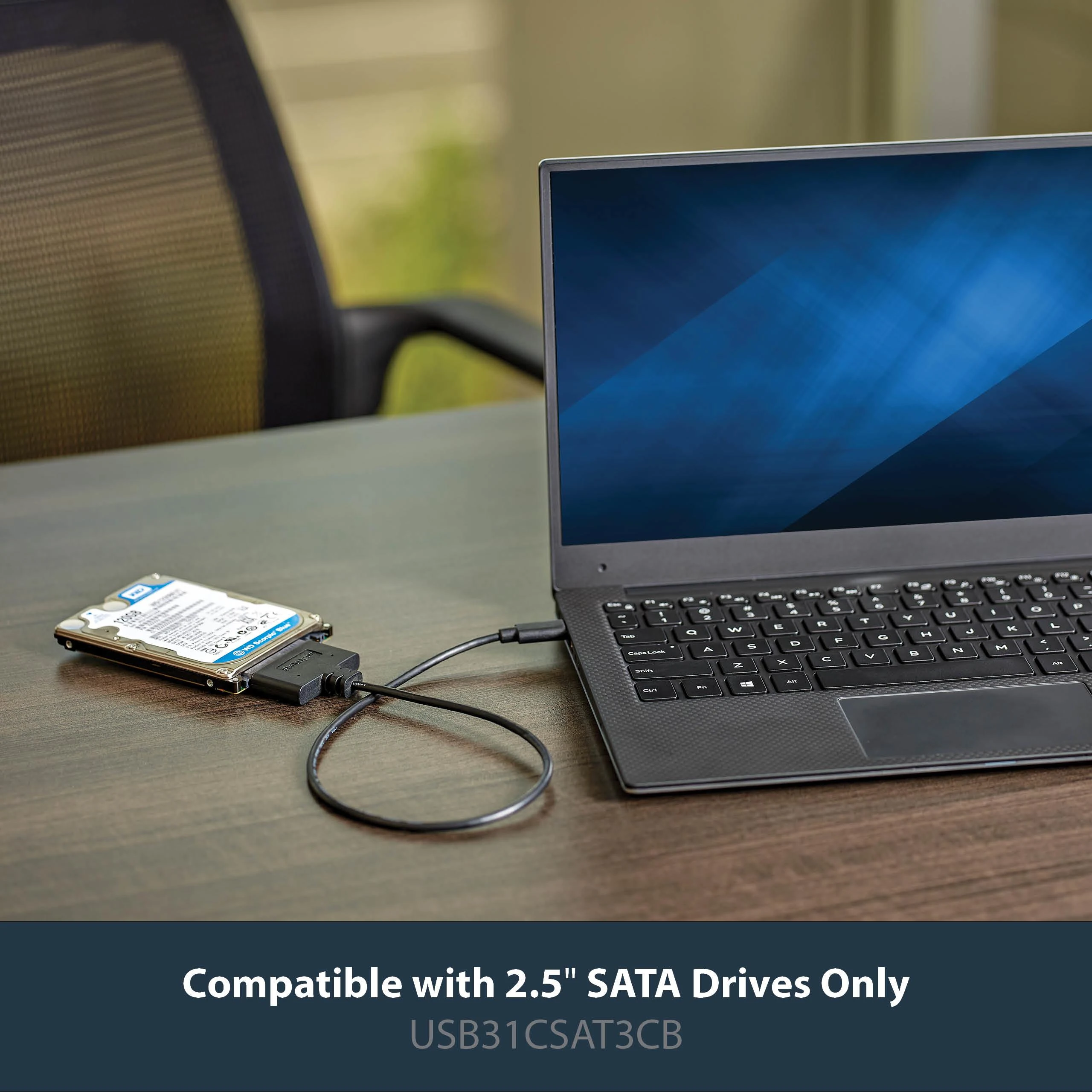 Kištukinis StarTech USB-C 3.2 Gen 2 - 2.5 "SATA (USB31CSAT3CB)