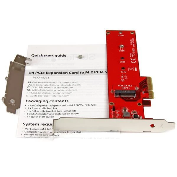 Kontroler StarTech PCIe 3.0 x4 - M.2 PCIe NVMe (PEX4M2E1)