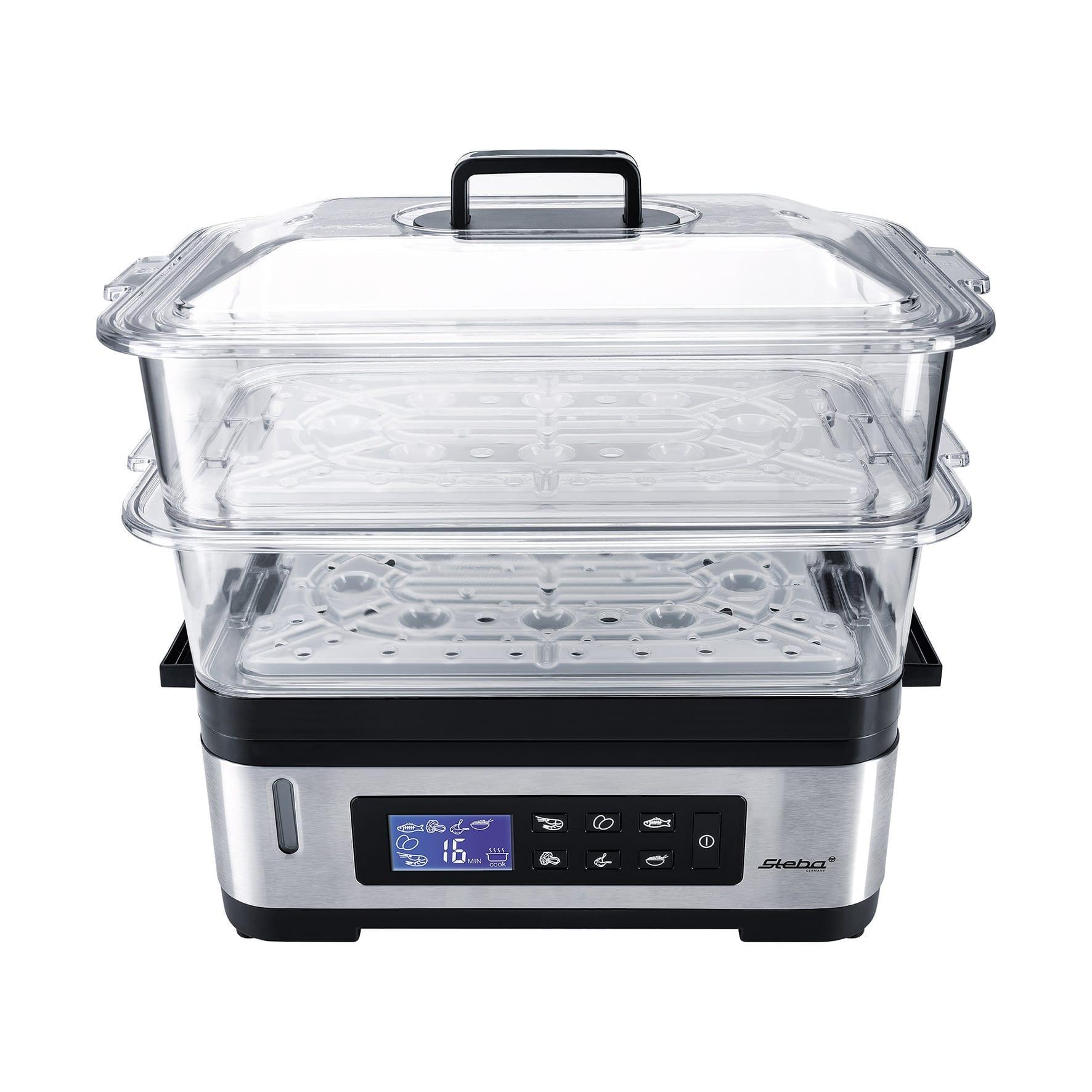 Garų puodas Food garintuvas Steba DG 2 (6 litres, sidabrinis color)