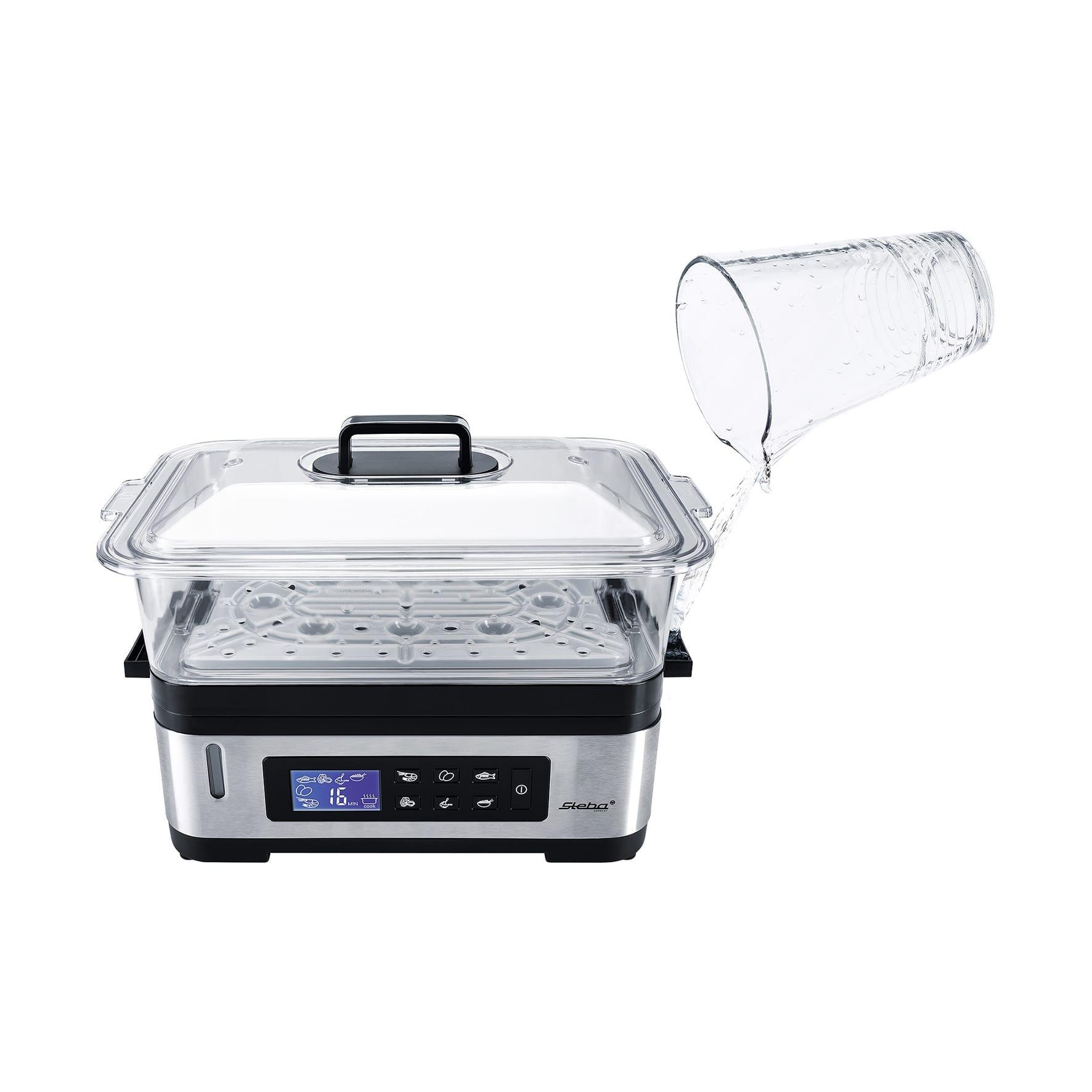 Garų puodas Food garintuvas Steba DG 2 (6 litres, sidabrinis color)