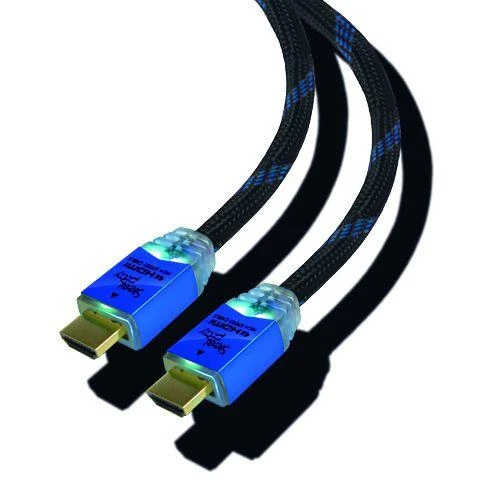 Steelplay 4K HDMI laidas su apšviestomis jungtimis