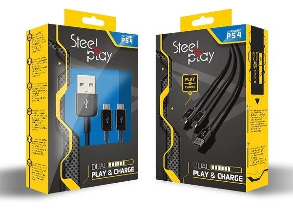 „Steelplay“ dvigubo paleidimo ir įkrovimo laidas