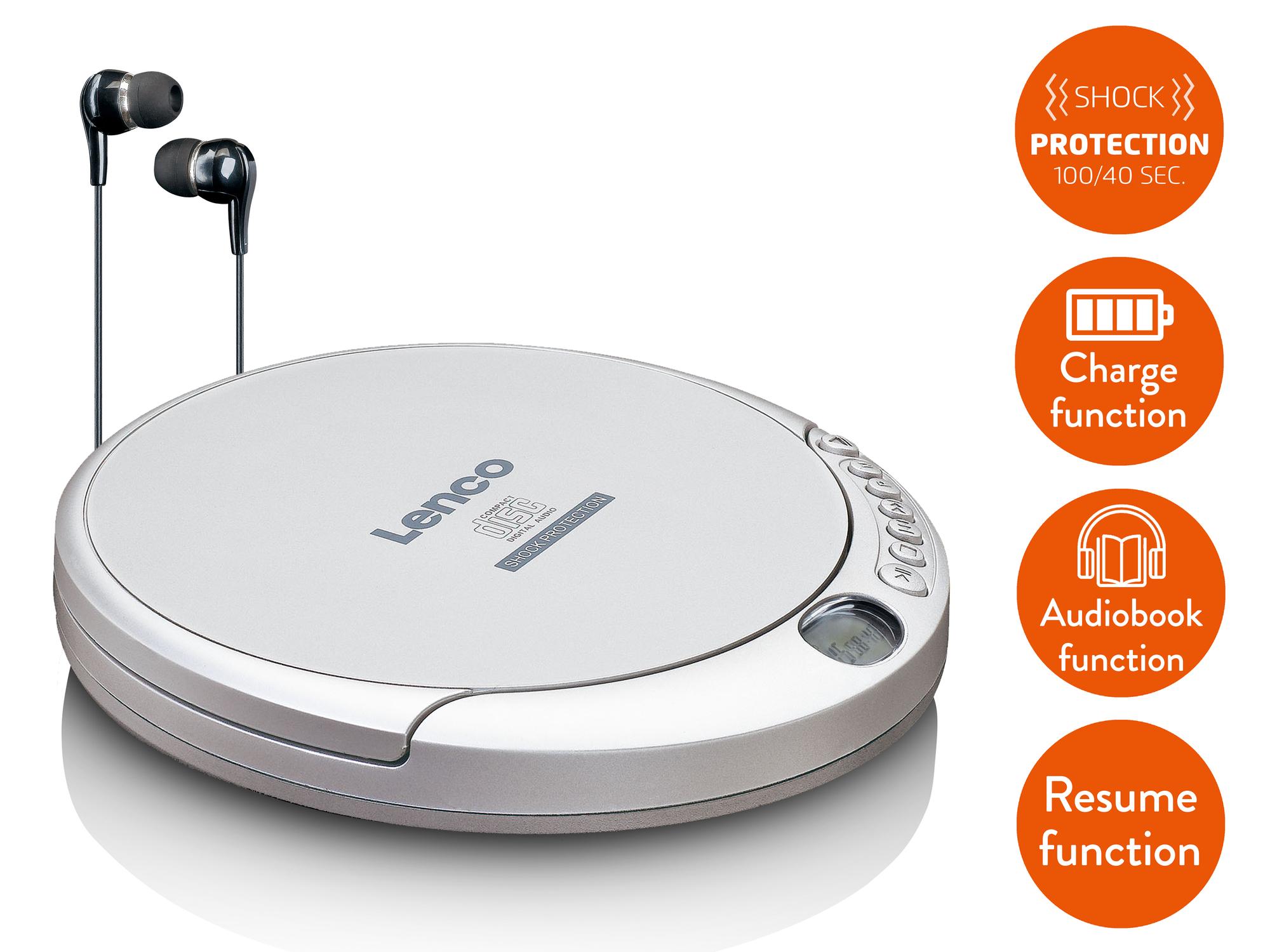 Lenco CD-201 sidabrinis