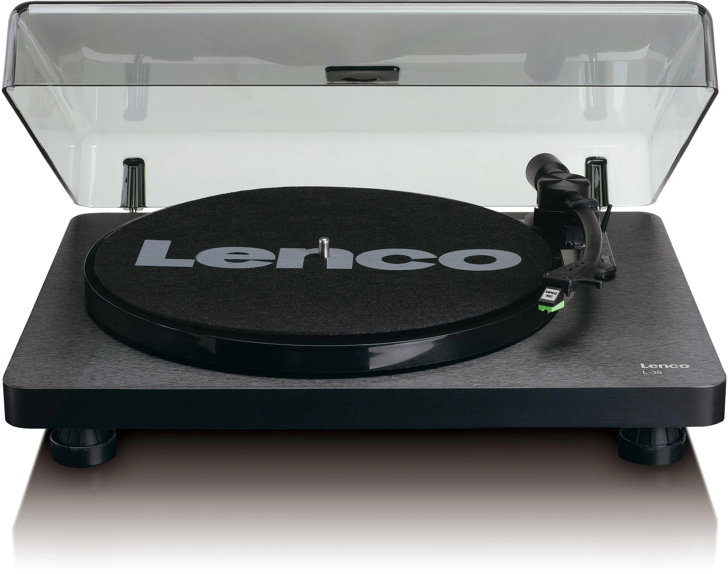 Patefonas Lenco L-30BK, juodas