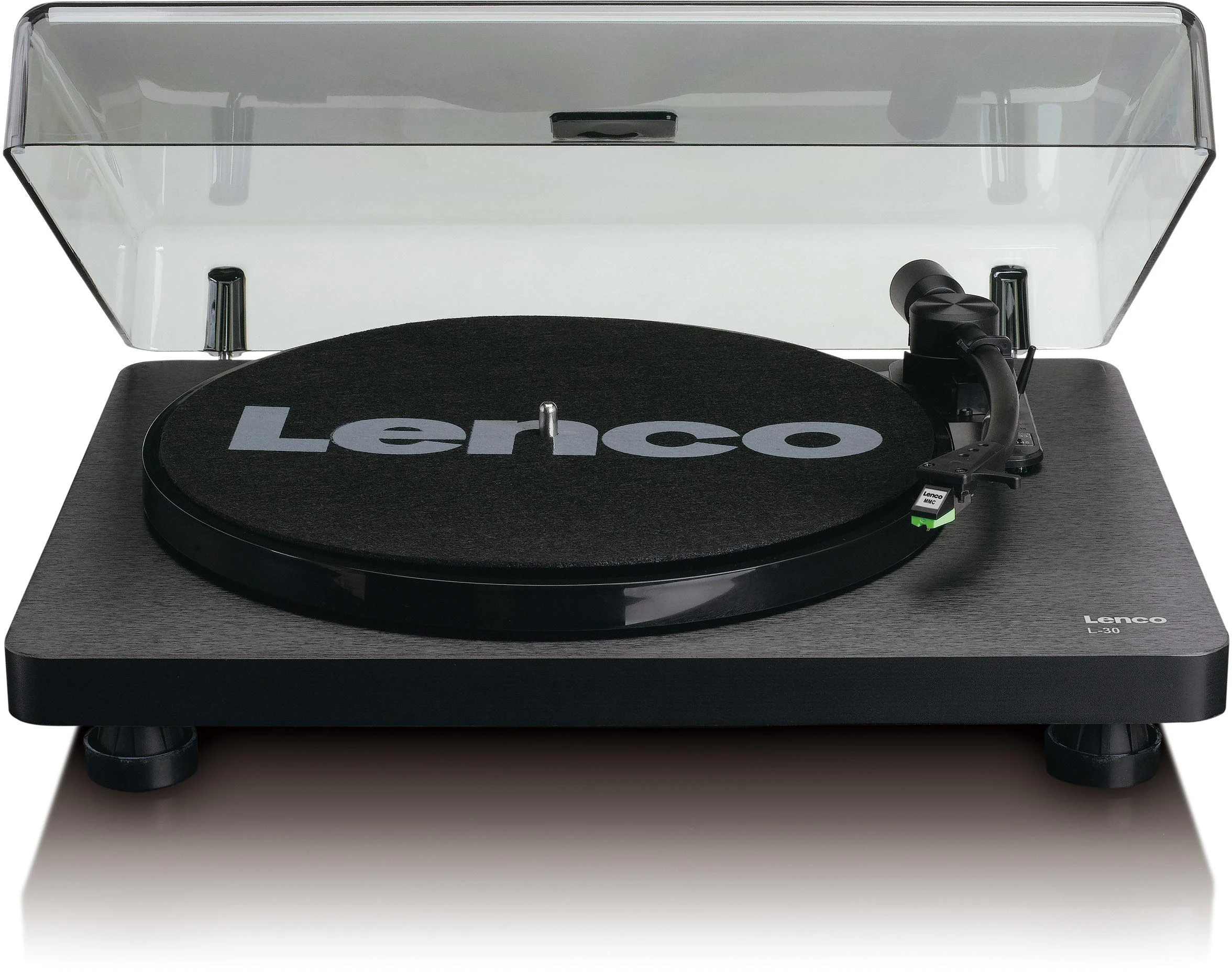 Patefonas Lenco L-30BK, juodas