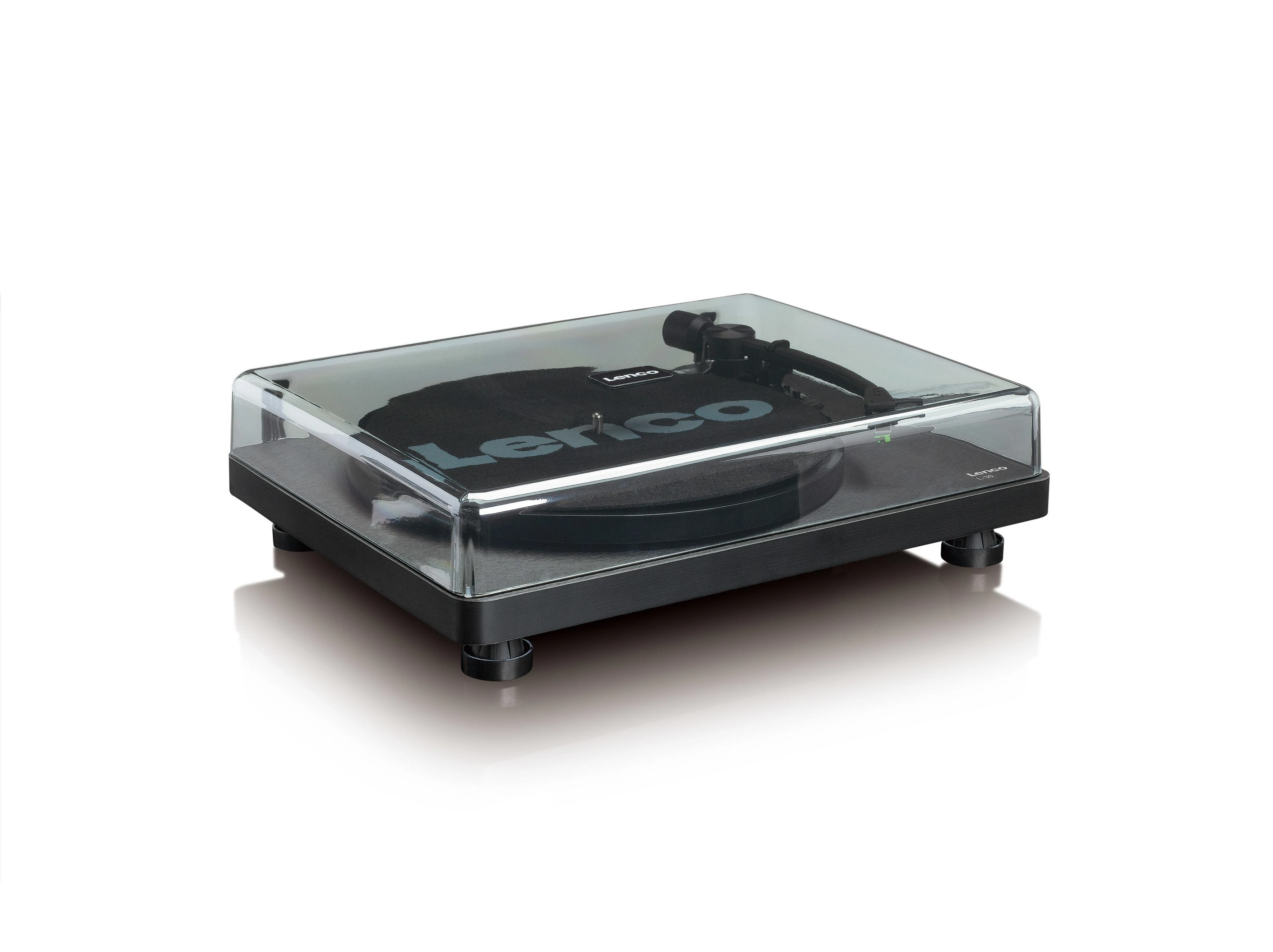 Patefonas Lenco L-30BK, juodas