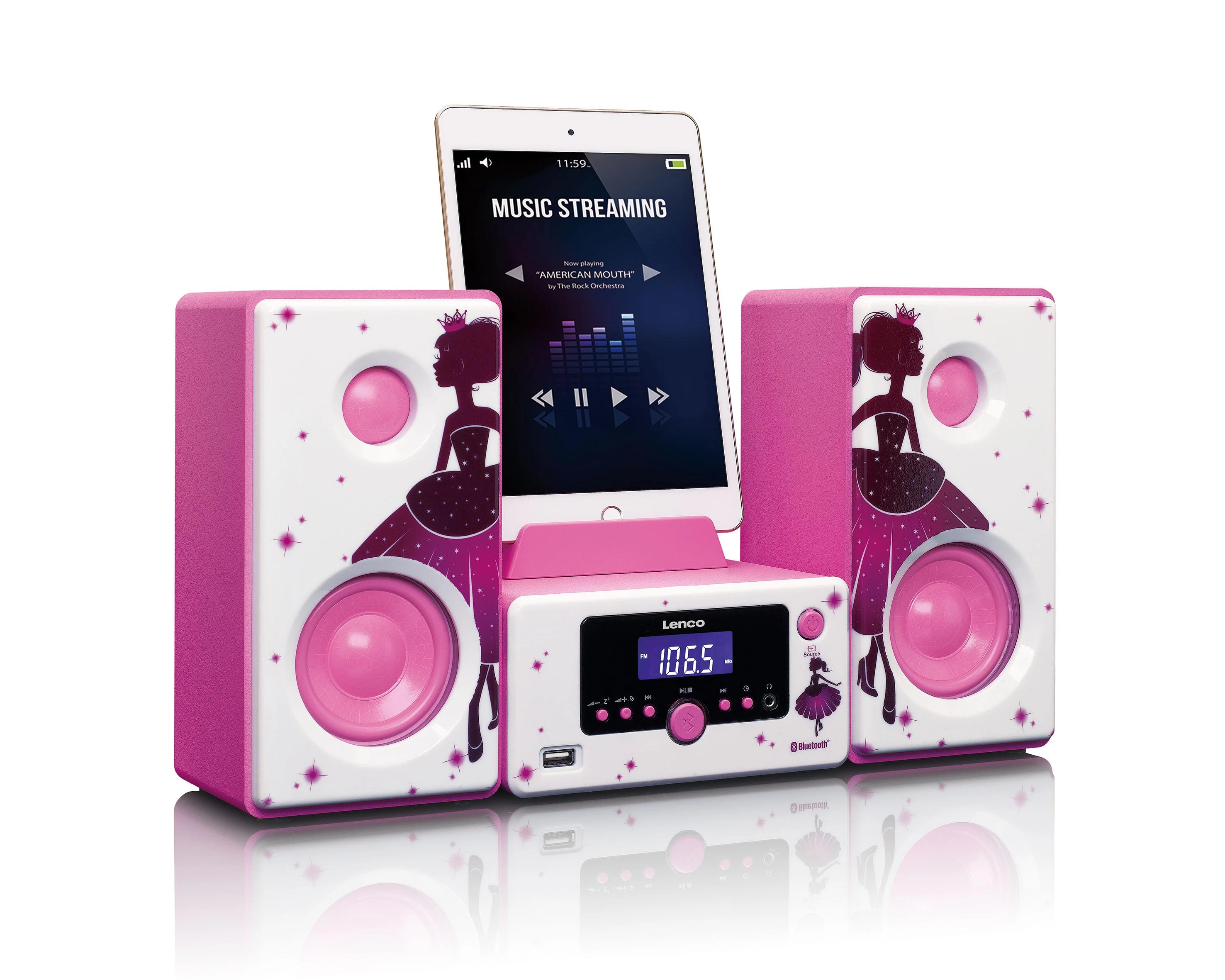 Muzikinis centras Lenco MC-020 princesė