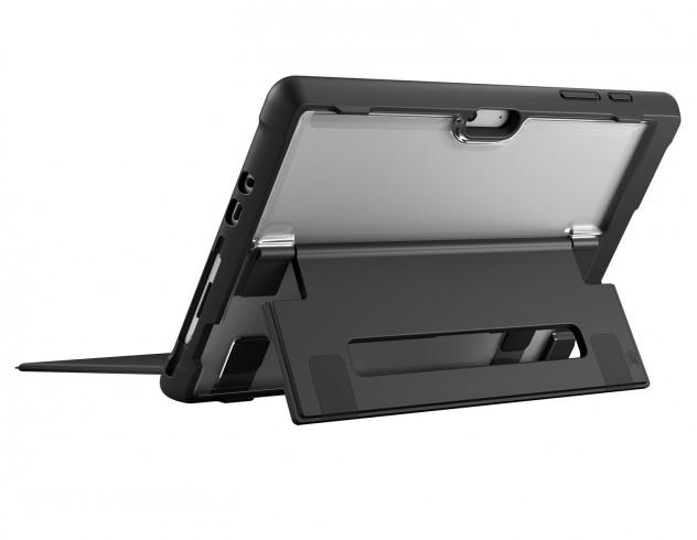 Stm Goods STM Dux dėklas Microsoft Surface Go 3/Go 2/Go juodas/permatomas