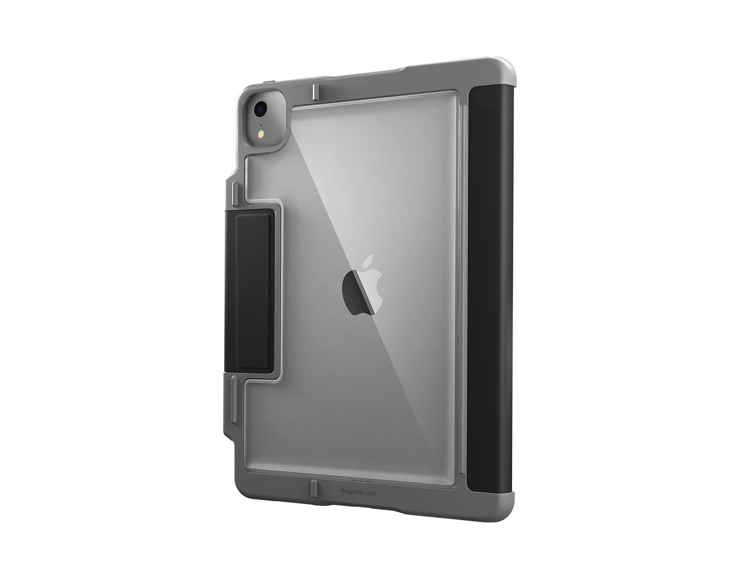 STM Dux Plus - Rugged dėklas skirtas Apple iPad Air 11” M3 2025 / M2 2024 / Apple iPad Air 10.9” 5th-4th gen. 2022-2020 MIL-STD-810G with Apple Pieštukas Holder Juodas