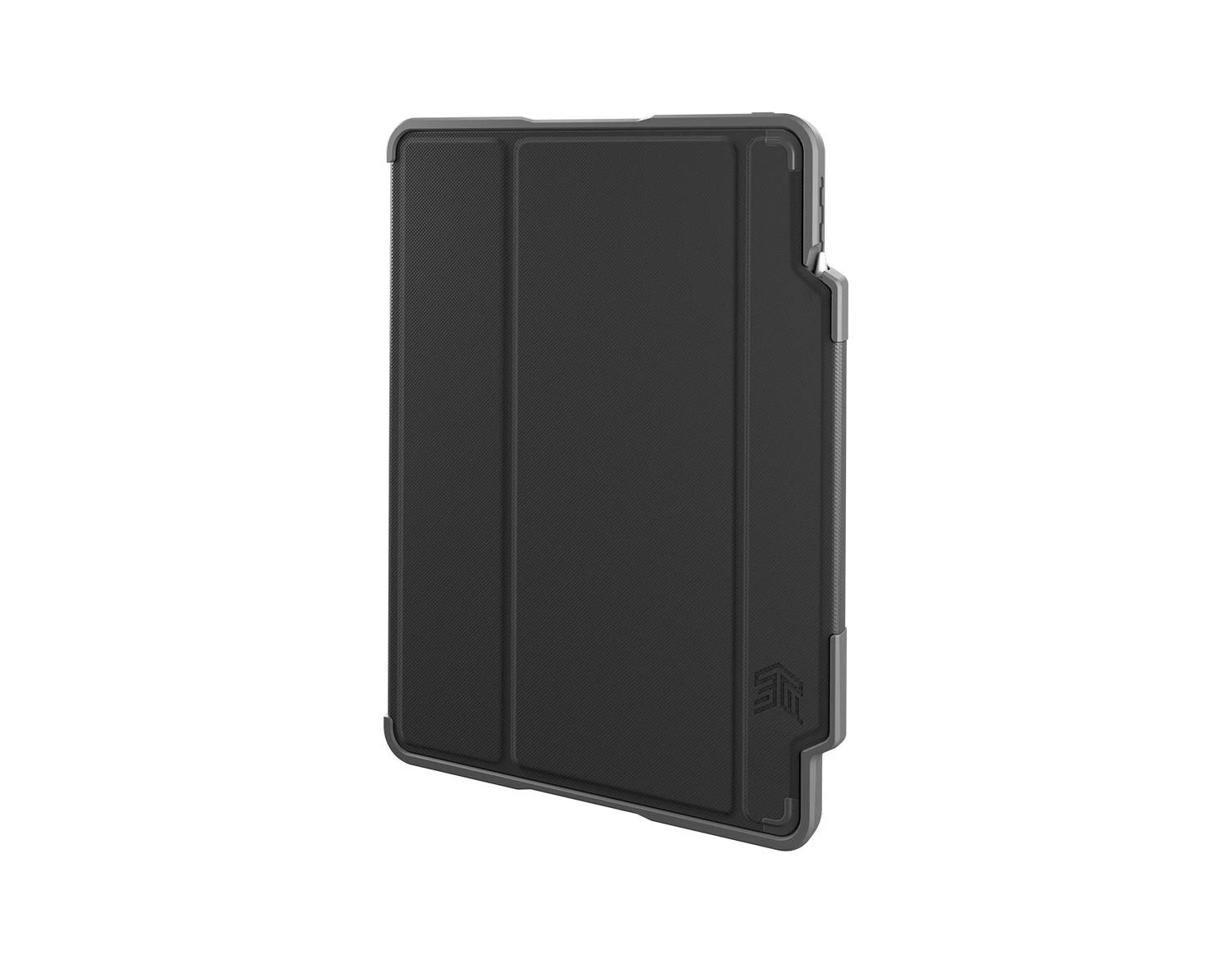 STM Dux Plus - Rugged dėklas skirtas Apple iPad Air 11” M3 2025 / M2 2024 / Apple iPad Air 10.9” 5th-4th gen. 2022-2020 MIL-STD-810G with Apple Pieštukas Holder Juodas