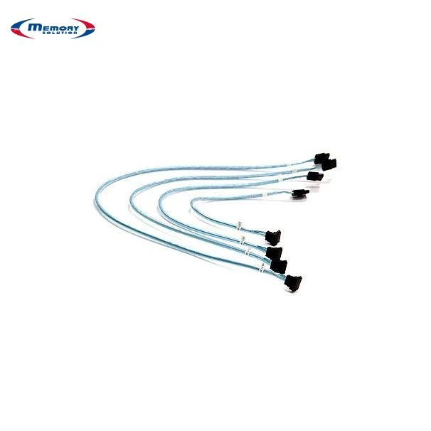 Supermicro 4 x Round SATA cable 0.56 m Juodas, Mėlyna, Baltas