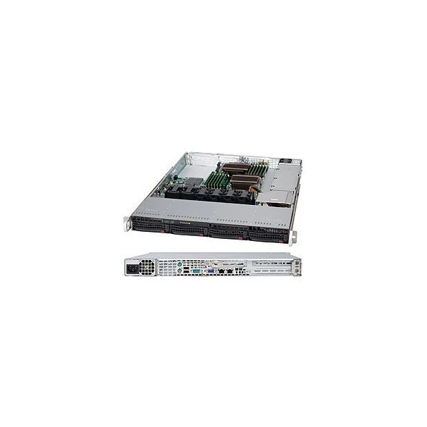 SuperMicro Server Chassis SuperChassis CSE-815TQ-563CB Juodas Chassis