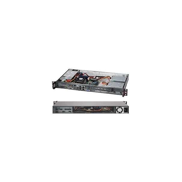 Supermicro CSE-505-203B serveris barebone Rack (1U)