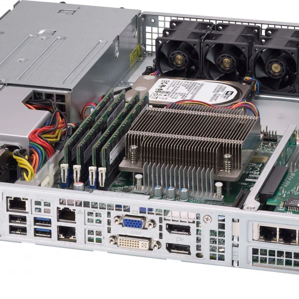 SERVERIO VAŽIUOKLĖ 1U 400 W / CSE-515-R407 SUPERMICRO
