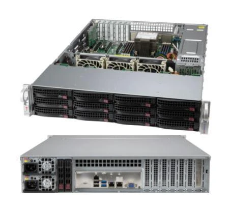 Super Micro Computer SuperMicro SuperChassis 826BAC12-R802LPB serverio dėklas