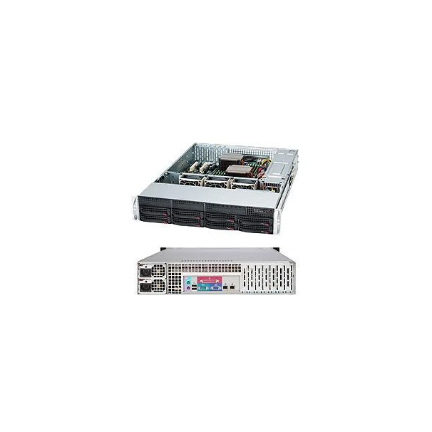 Supermicro SC825TQC-600LPB Stovas Juoda 600 W