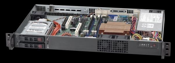 Serveris 1HE Supermicro SuperChassis 510T-203B