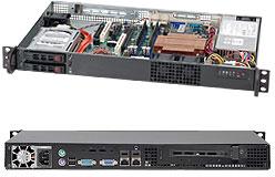 Serveris 1HE Supermicro SuperChassis 510T-203B