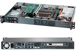 Serveris 1HE Supermicro SuperChassis 510T-203B