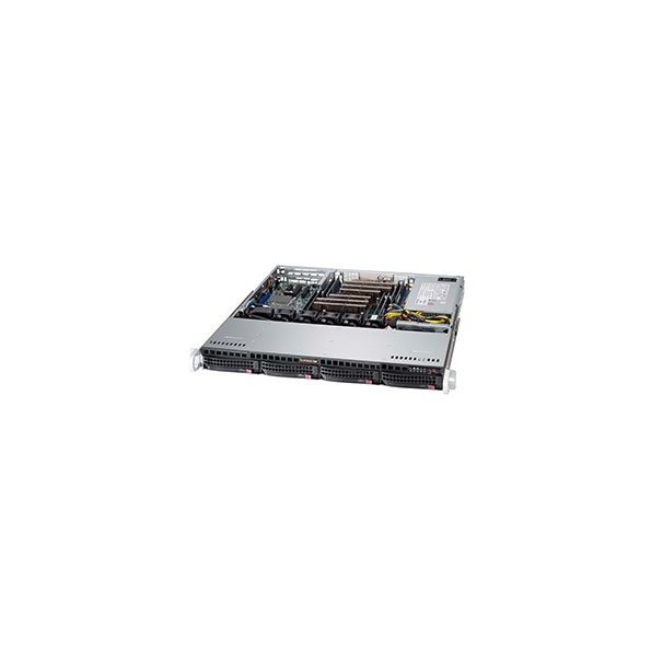 Serveris Serverio Korpusas - Supermicro 813MFTQC-350CB2 Rack 1U Juodas