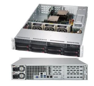 Supermicro 825TQC-R802WB Rack Juodas 800 W