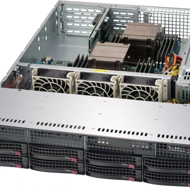 Supermicro 825TQC-R802WB Rack Juodas 800 W