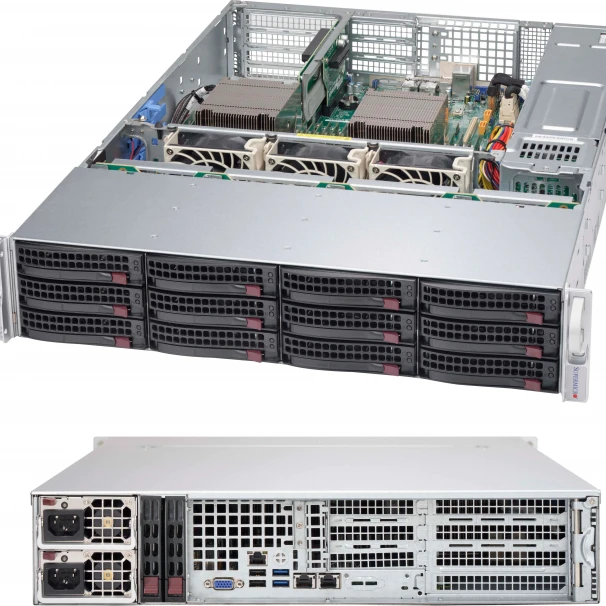 SuperMicro SuperChassis 826BAC4-R1K23WB serverio dėklas