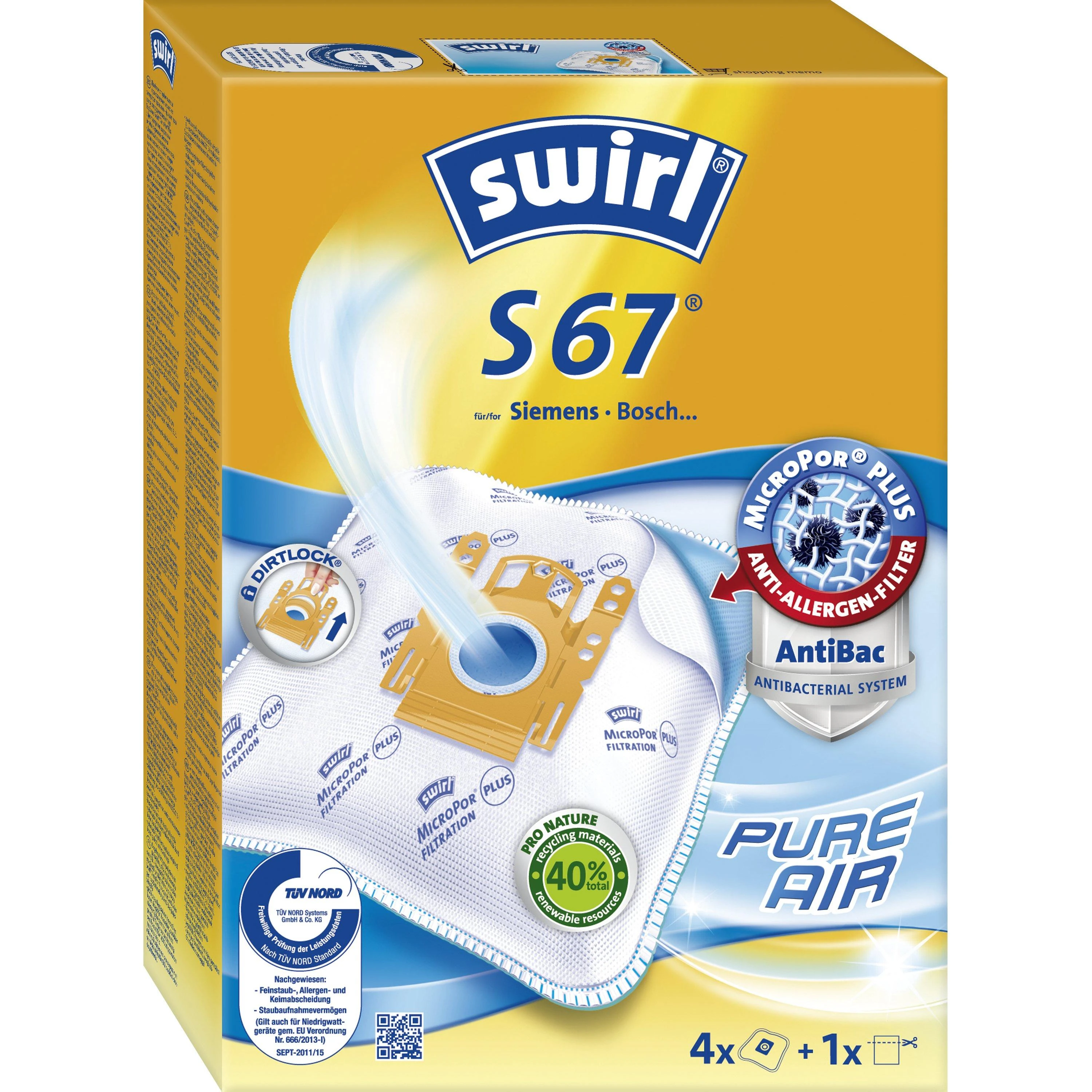 „Swirl S 67 MP Plus AirSpace“.