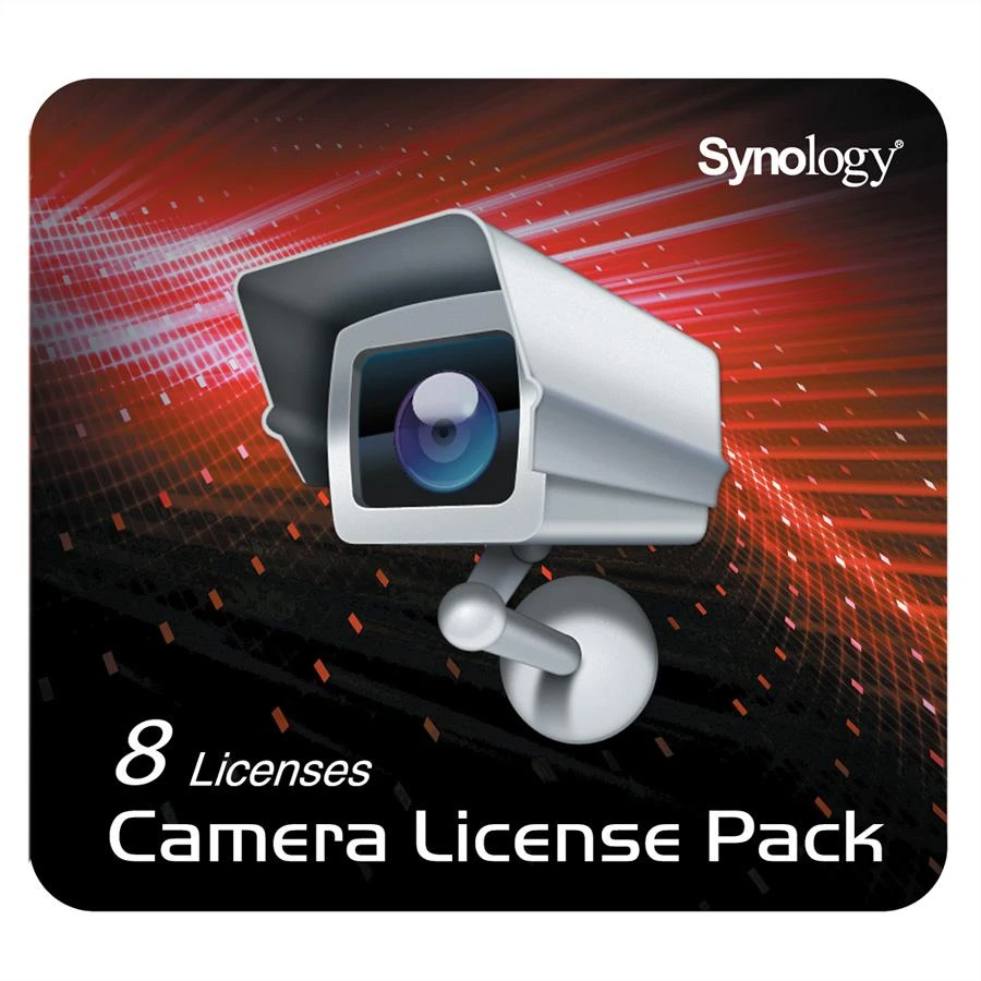 Serveris SYNOLOGY Device License 8x kameros licencijų paketas 8 kameros