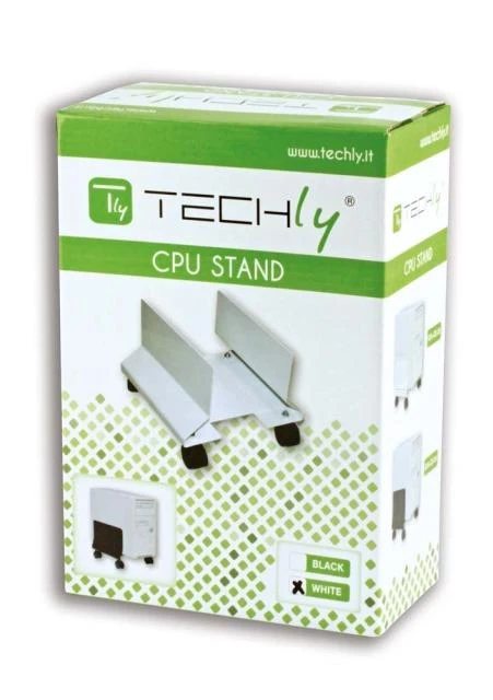 Techly ICA-CS 34 multimedijos įrenginio vežimėlis / stovas Multimedijos vežimėlis Juoda PC
