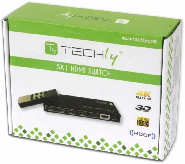 Techly IDATA HDMI-4K51 vaizdo signalo jungiklis
