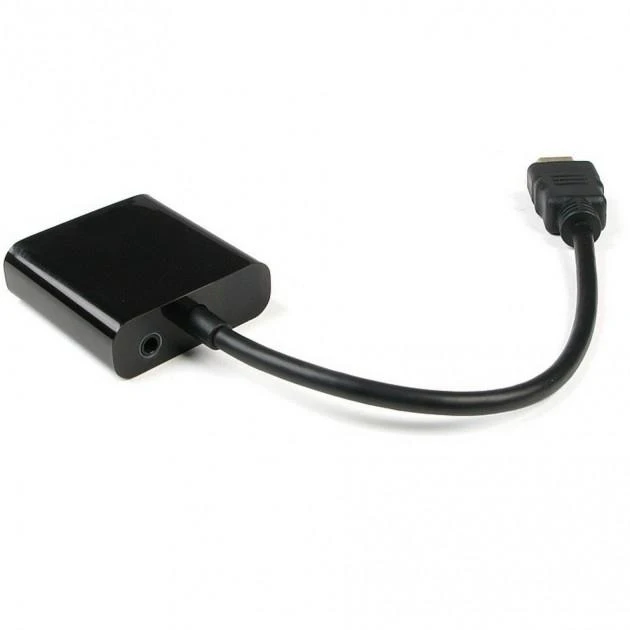 Techly Techniškai HDMI - VGA+3.5mm M/F Juoda