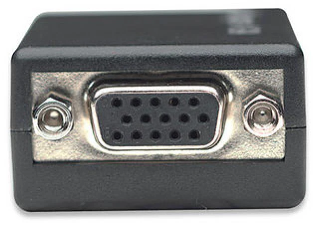 Adapteris AV Techly DisplayPort – D-Sub (VGA) juodas (325325)