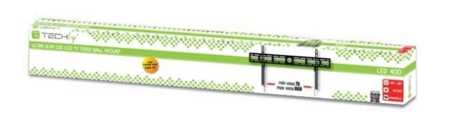 Laikiklis Techly 42–80 colių LED/LCD televizoriaus laikrodžio rodyklė, 60 kg, plonas, 22 mm