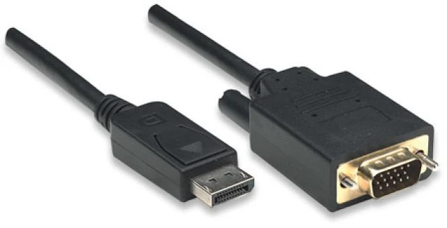 DisplayPort į VGA kabelio antgaliai
