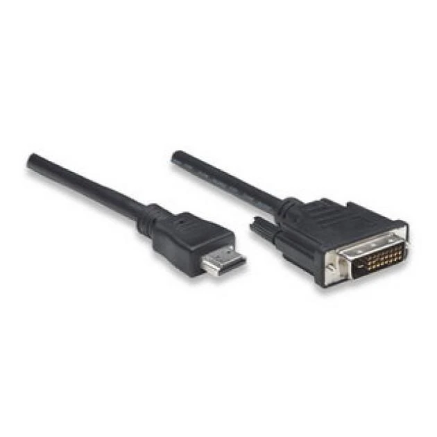Kabelis Techly HDMI - DVI-D 5m juoda (ICOC-HDMI-D-045)