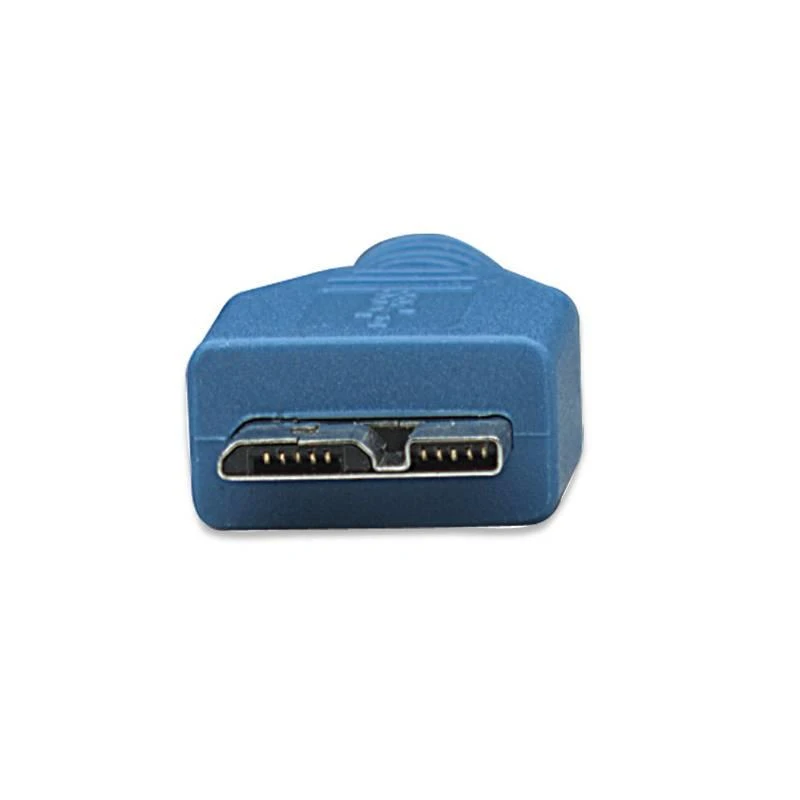 Intracom Techly 1.0m USB 3.0/Micro-B USB 3.0 USB kabelis 1 m 3.2 Gen 1 (3.1 Gen 1) USB A Micro-USB B Mėlyna