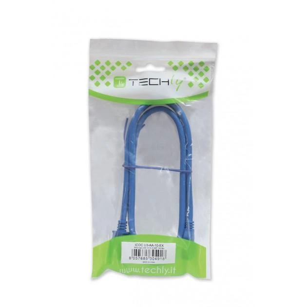 Techly USB-A – micro-B USB laidas 2 m mėlynas (ICOC-MUSB3-A-020)