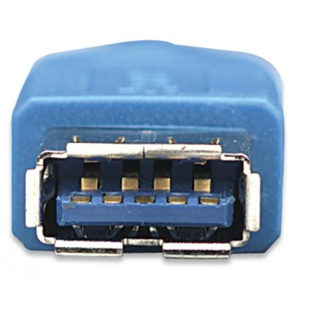 USB kabelis Techly USB-A - USB-A 0,5 m mėlyna (ICOC-U3-AA-005-EX)