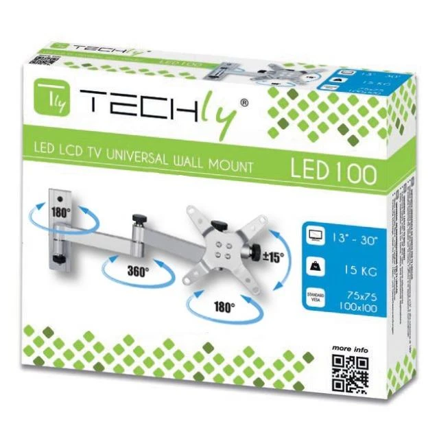 Techly Laikiklis ścienny LCD (301481) 30"