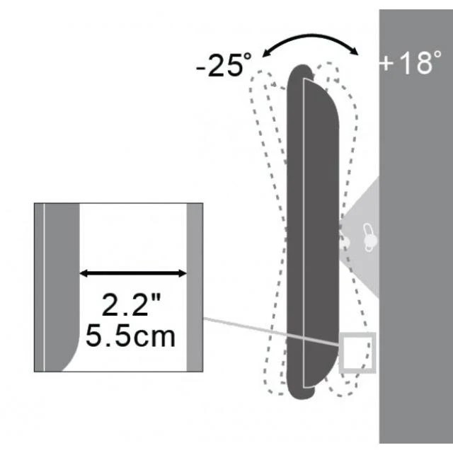 Techly ICA-LCD 113-BK televizoriaus laikiklis 94 cm (37") Juoda