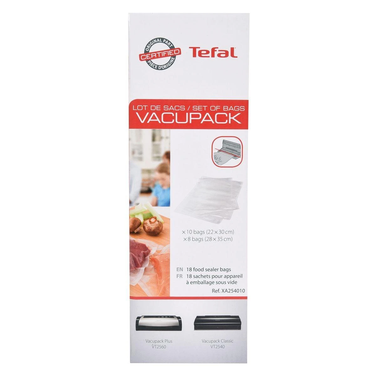 Tefal XA254010 vakuumavimo aparato priedas Vakuuminiai maišeliai
