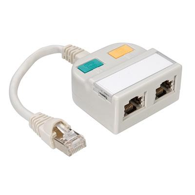 Telegärtner T-Adapteris Cat5e, 100Base-T / ISDN (21.17.3039)