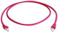Telegärtner Patchkabel, S/FTP, PiMF, Cat 6A (ISO/IEC), raudona, 5,0 m (L00003A0057)